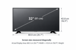 Hisense TV FHD 32 Inch 32A4Q Smart - Image 2