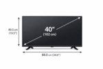 Hisense TV FHD 40 Inch 40A4Q Smart - Image 3