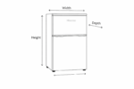 Hisense Top Freezer Refrigerator 154L (200DR) - Image 2