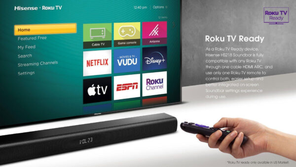 Hisense Soundbar with Subwoofer 200W 2.1CH (HS218) - Image 10