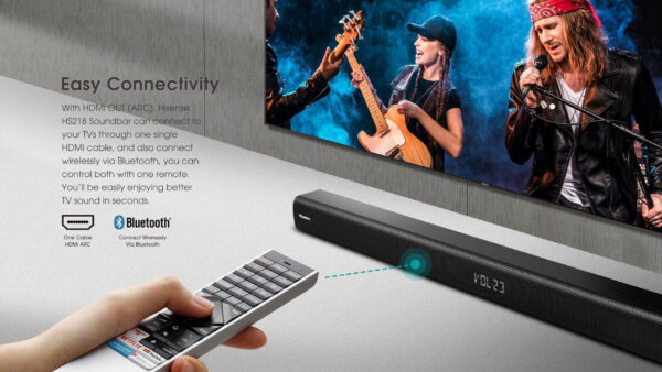 Hisense Soundbar with Subwoofer 200W 2.1CH (HS218) - Image 11