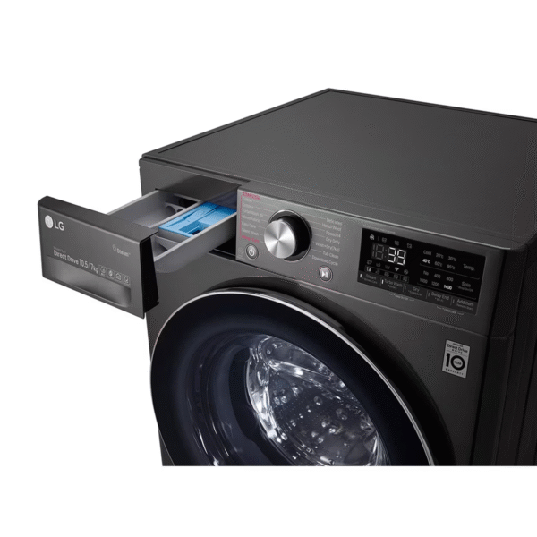 LG Washing Machine Front Load Wash & Dry 10.57KG (F4V5RGPYJE) - Image 5