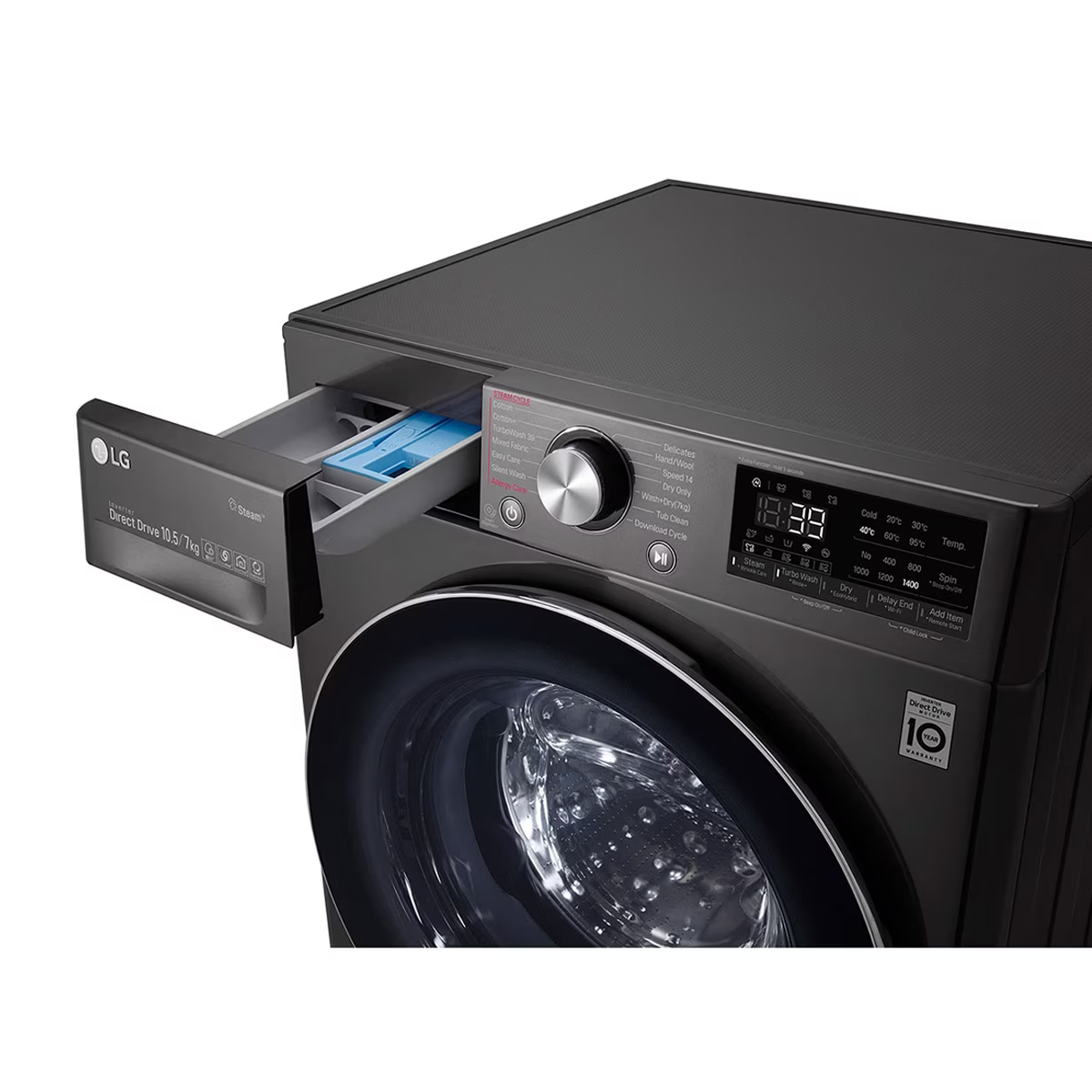 LG Front Load Wash Dry 10.57KG F4V5RGPYJE Washing Machine 5 original