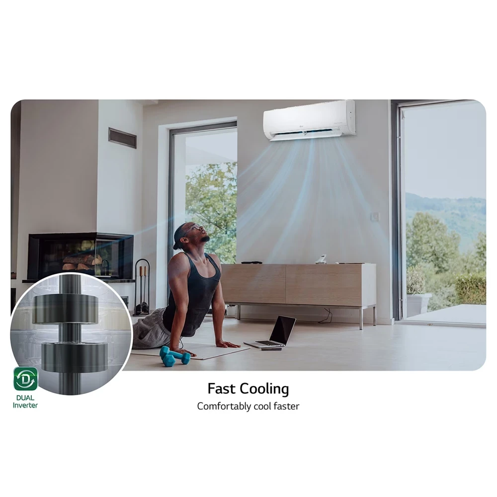 LG Split AC 1.5 HP Dual Inverter Advanced Features 11 original