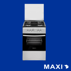 Maxi Gas Cooker 50x50CM 4 Burners Black & Grey (BASIC)
