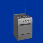 Maxi Gas Cooker 60x60CM (3+1) Burners IGL Inox (TR)