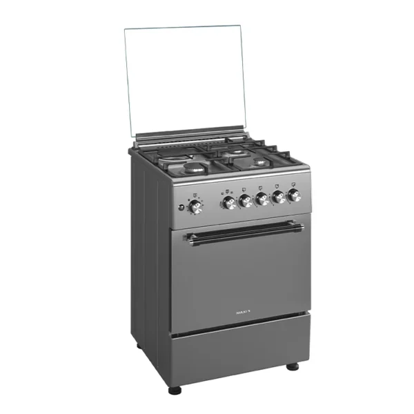 Maxi Gas Cooker 60x60CM (3+1) Burners IGL Inox (TR) - Image 2