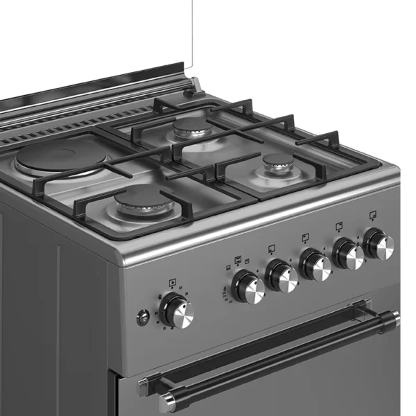 Maxi Gas Cooker 60x60CM (3+1) Burners IGL Inox (TR) - Image 5
