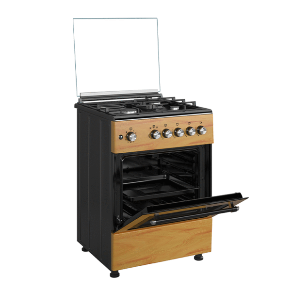 Maxi Gas Cooker 60x60CM (3+1) Burners IGL Wood (TR) - Image 3