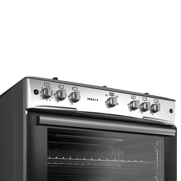 Maxi Gas Cooker 60x90CM 5 Burners Inox - Image 2