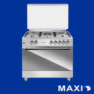 Maxi Gas Cooker 60x90CM 5 Burner INOX