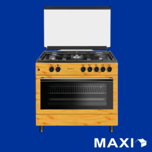 Maxi Gas Cooker 60x90CM 5 Burners (Wood) TR
