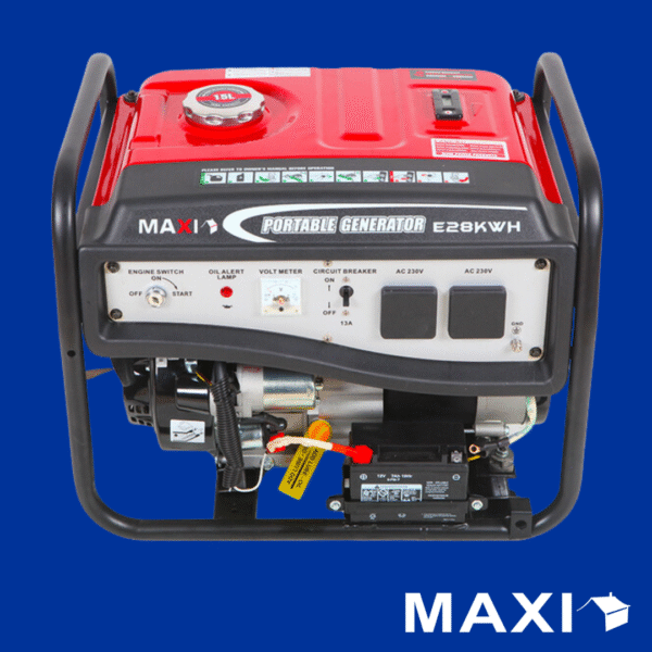 Maxi Generator 3.5kVa 2.8kW with Key & Wheels(E28KWH)