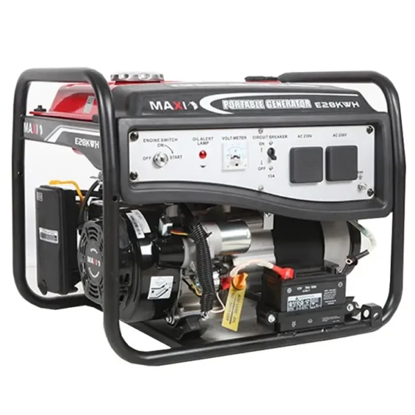 Maxi Generator 3.5kVa 2.8kW with Key & Wheels(E28KWH) - Image 2
