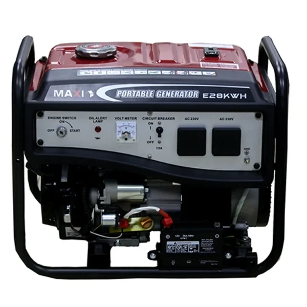 Maxi Generator 3.5kVa 2.8kW with Key & Wheels(E28KWH) - Image 3