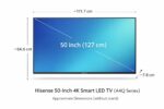 Hisense TV UHD 50 Inch 50A6N 4K Smart - Image 8