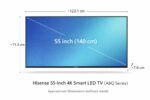 Hisense TV UHD 55 Inch (55A6Q) 4K Smart - Image 5