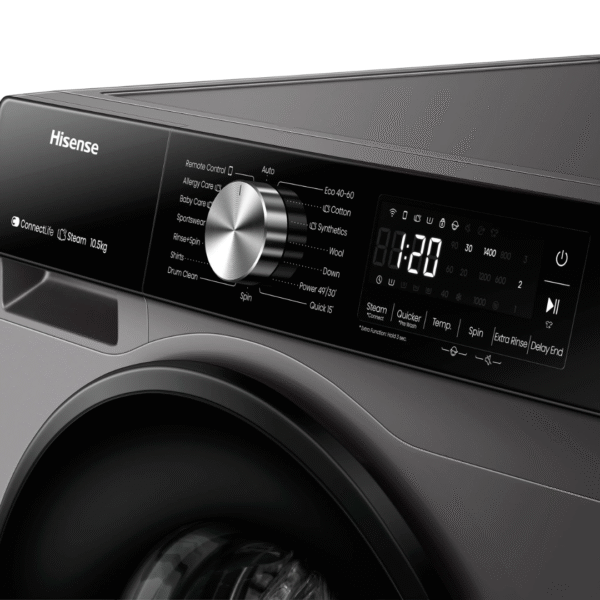 Hisense Washing Machine Front Loader  10.5KG (WF3S1043BT) - Image 4