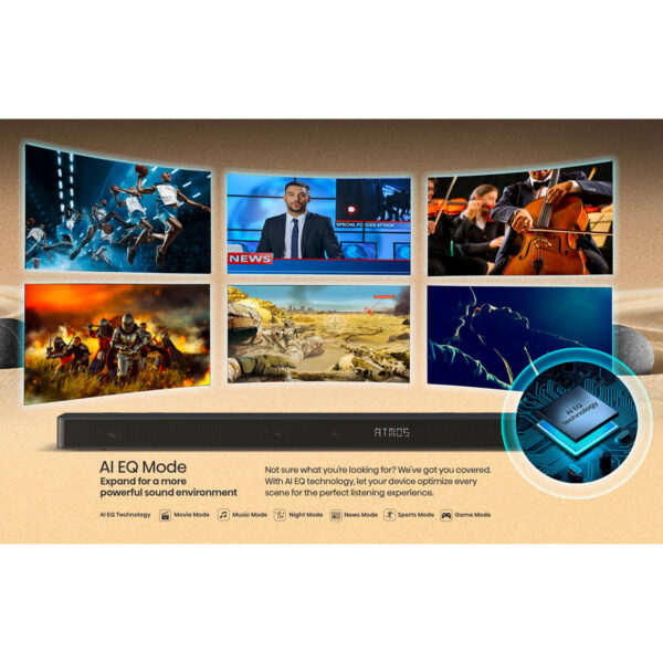 Hisense Soundbar 500W 3.1CH (AX3100Q) - Image 13