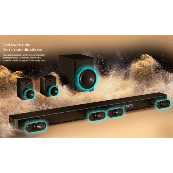 Hisense Soundbar 500W 3.1CH (AX3100Q) - Image 16