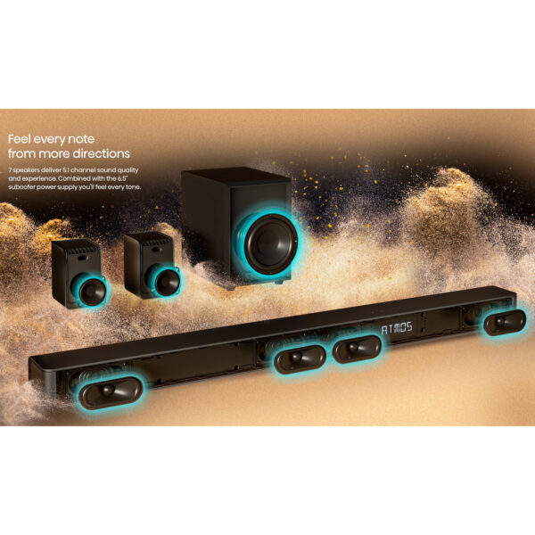 Hisense Soundbar 500W 3.1CH (AX3100Q) - Image 17