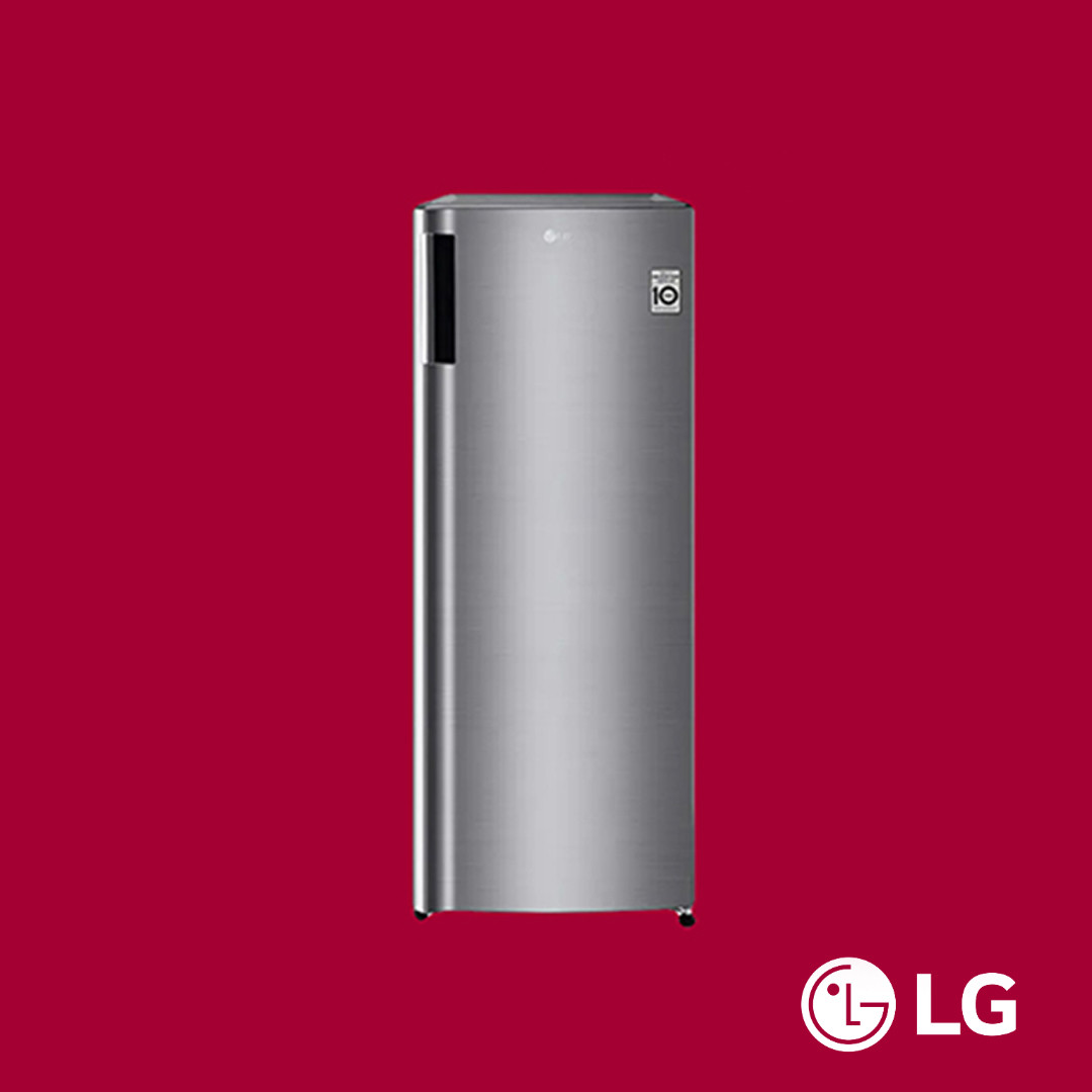 Lg_Standing_Freezer_168L_Silver_(Gn-304Sl)_1_Original LG Standing Freezer 168L Silver (GN-304SL) - Image 1