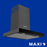 MAXI KITCHEN HOOD 90cm Black Glass