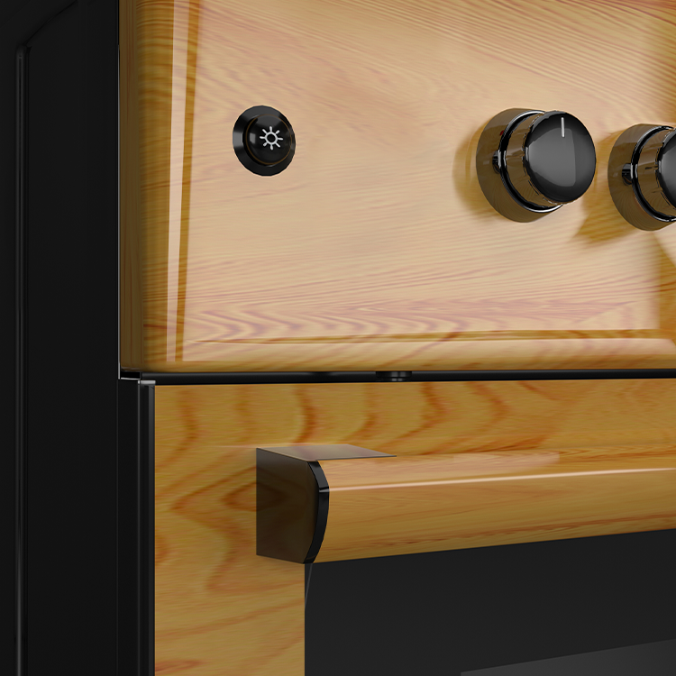 Maxi Gas Cooker 60x60CM (3+1) Burners WOOD - Image 2