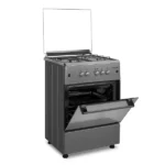 Maxi Gas Cooker 60x60CM (3+1) Burners Inox - Image 3