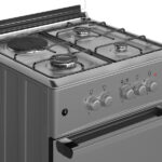 Maxi Gas Cooker 60x60CM (3+1) Burners Inox - Image 4