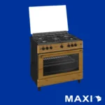 Maxi Gas Cooker 60x90CM 5 Burners WOOD