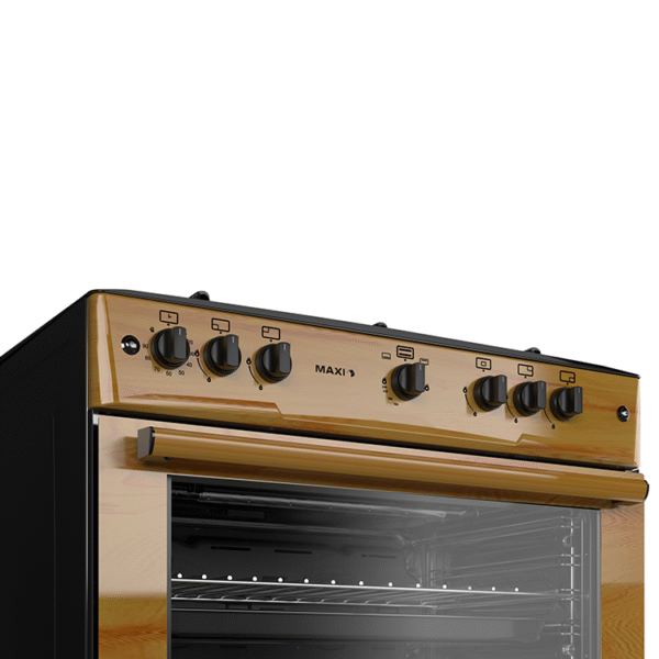 Maxi Gas Cooker 60x90CM 5 Burners WOOD - Image 5