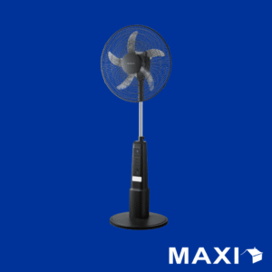 Maxi Standing Rechargeable Fan 18inch Black (45-25MRD)