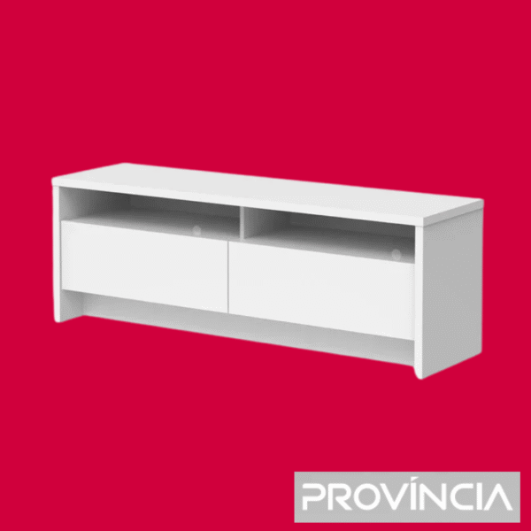 Provincia Aspen TV Stand 1.35m Branco Fosco (White Matte) PA227553