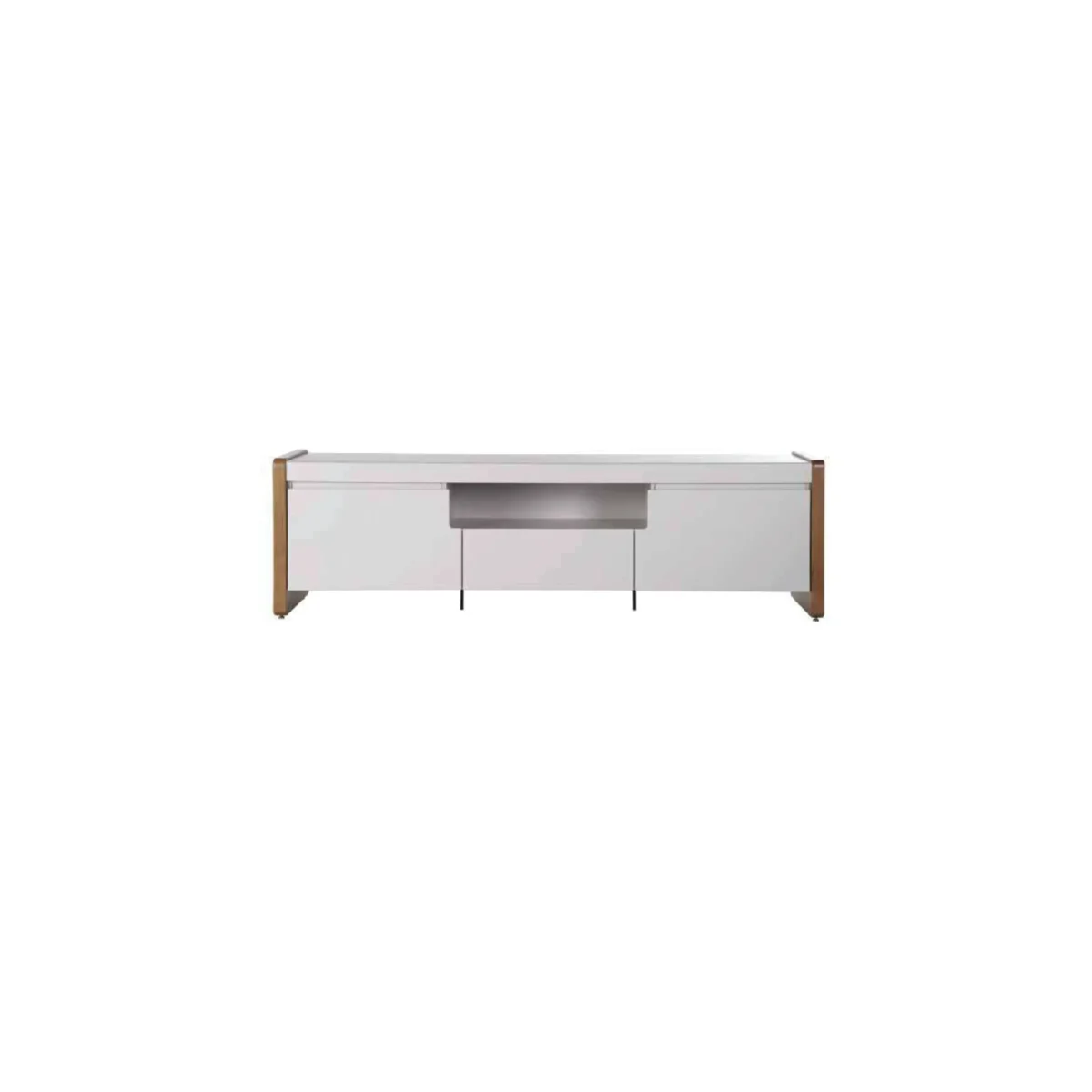 Provincia Bristol TV Stand 2.26m (Off White Fosco Com Natural) PA224251 - Image 1