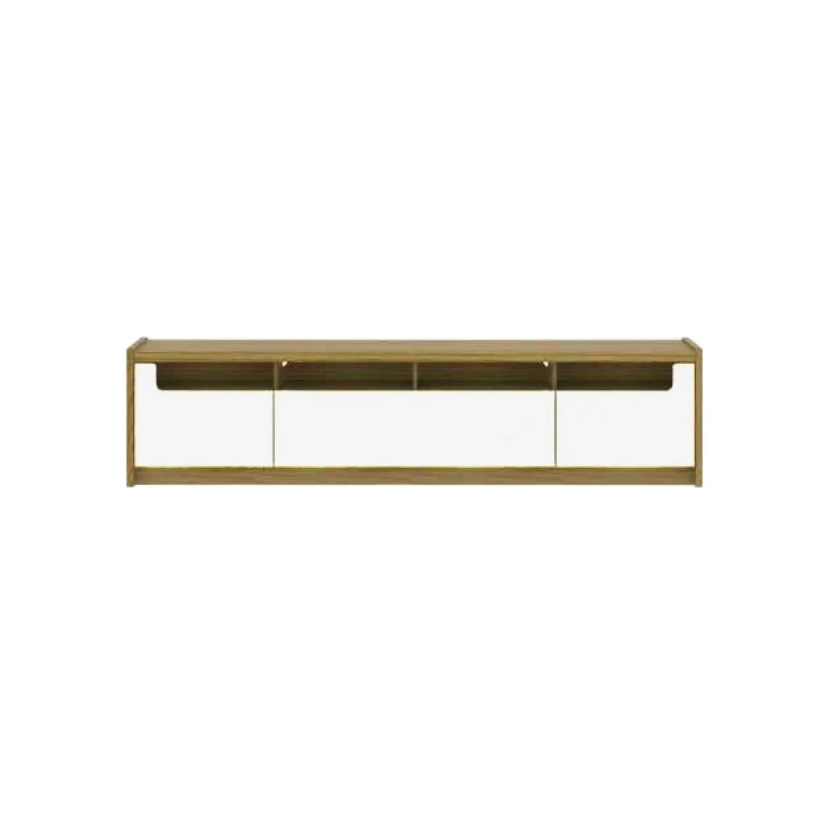 Provincia Oslo TV Stand 2.21m (Off White /Oak) PA225151 - Image 1