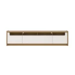 Provincia Oslo TV Stand 2.2m (Off White Gloss Freij) PA225153 - Image 2