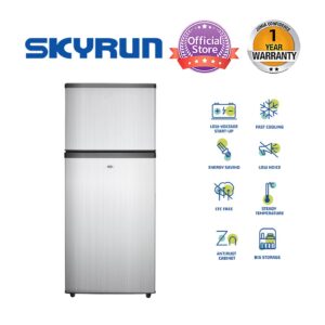 Skyrun Fridge138L Double Door Top Mount (BCD-138K)
