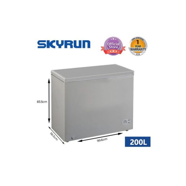 Skyrun Chest Freezer 200 Liters  (BD-200HNW) - Image 3