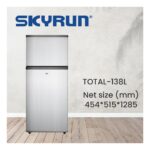 Skyrun Fridge138L Double Door Top Mount (BCD-138K) - Image 2