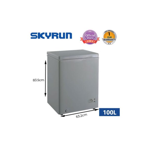 Skyrun Chest Freezer 100 Liters  BD-100HNW - Image 3