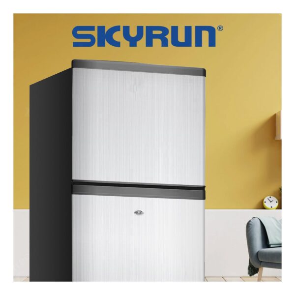 Skyrun Fridge138L Double Door Top Mount (BCD-138K) - Image 4