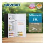Skyrun Fridge 108L Double Door Top Mount  (BCD-108J) - Image 6