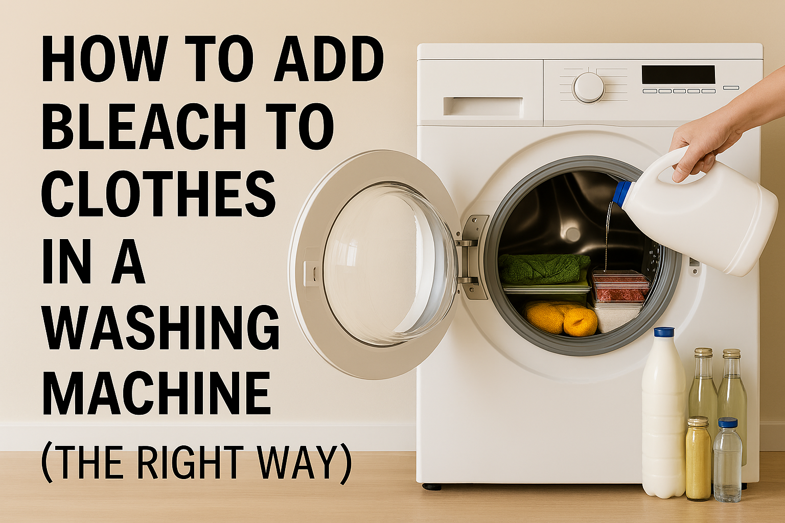 How To Add Bleach To Clothes In A Washing Machine (The Right Way!) 1 Copilot 20250830 145420