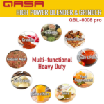 QASA High Power Blender & Grinder QBL-8008 Pro - Image 3
