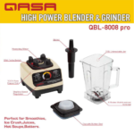 QASA High Power Blender & Grinder QBL-8008 Pro - Image 2